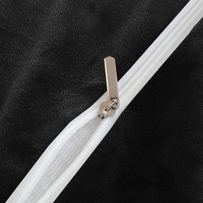 Sweet Home Collection Faux Fur Duvet Cover Set Soft And Fluffy Crystal Velvet Bedding - Image 2