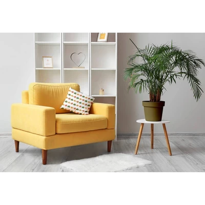 16"x16" Leaf Striped Square Throw Pillow - E By Design - Image 3