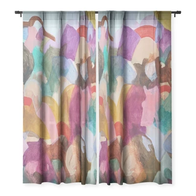 Laura Fedorowicz Beauty In The Connections Single Panel Sheer Window Curtain - Deny Designs - Image 2