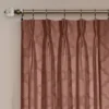 Kate Aurora 2 Pack Windsor Pinch Pleat/Rod Pocket/Back Tab Quatrefoil Window Curtain Panels