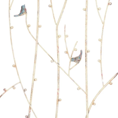 Metal Bird Wall Decor Set Of 2 Black - Olivia & May - Image 2