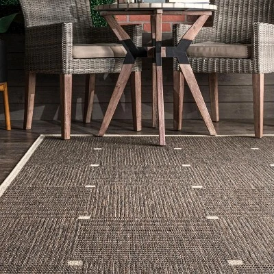 NuLOOM Ryann Glen Check Indoor/Outdoor Area Rug - Image 3