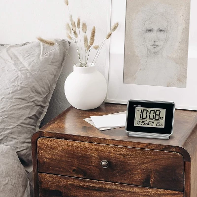 Seiko 4" Hudson Digital Everything Alarm Clock - Image 3