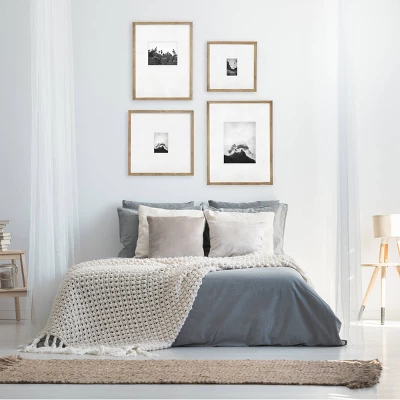 21.24" X 27.24" Matted To 11" X 14" Gallery Frame Natural Wood - Threshold™ Designed With Studio McGee - Image 5