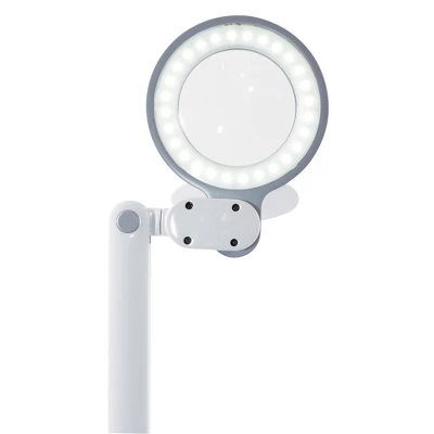 15" Folding Mag Desk Lamp White (Includes LED Light Bulb) - OttLite - Image 2