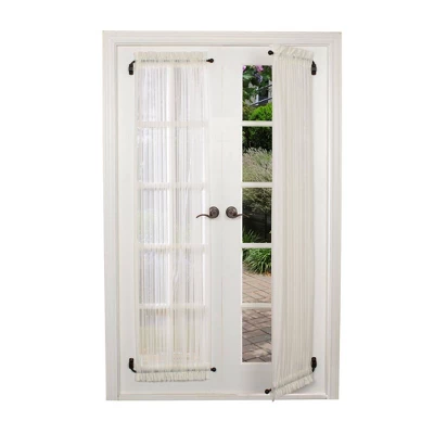 Versailles Home Fashions 2pk Swing Arm Ball Curtain Rod - Image 2