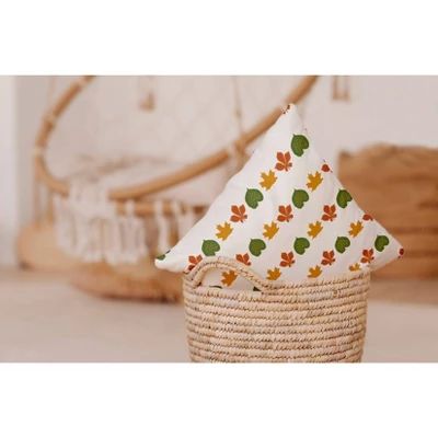 16"x16" Leaf Striped Square Throw Pillow - E By Design - Image 2