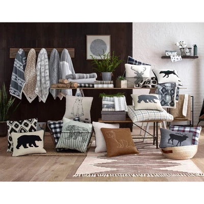 Mountain Plaid Bed Blanket Red - Eddie Bauer - Image 6