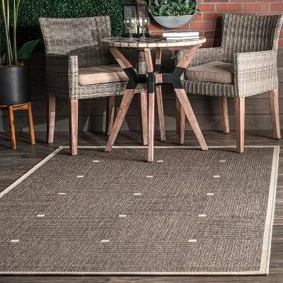 NuLOOM Ryann Glen Check Indoor/Outdoor Area Rug
