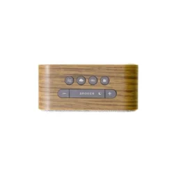 Wood Sound Sleep Alarm Table Clock Gray - Capello