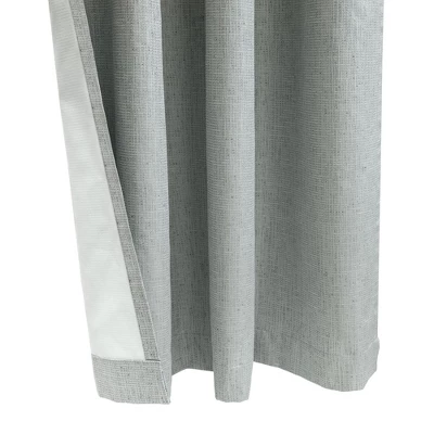 Thermaplus Denver Blackout Dual Header Contemporary And Classic Styles Curtain Panel For Any Window Silver - Image 3