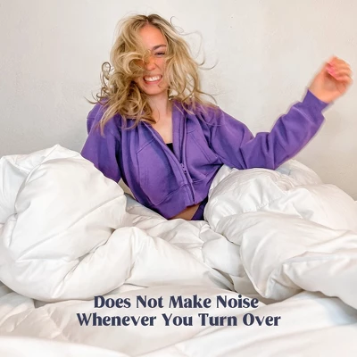 Peace Nest Light & All-season Warmth White Goose Down Comforter Duvet Insert With 360TC Fabric