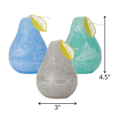 Crystal Waters Pear Candles Kit - Set Of 3 - Image 2