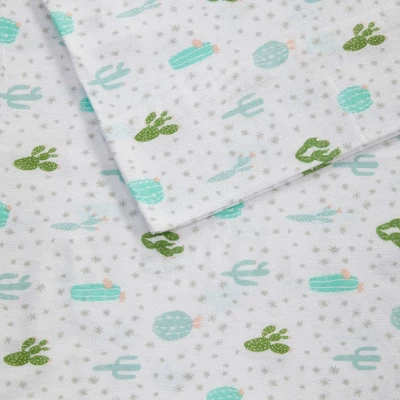 Printed Cotton Flannel Sheet Set - Image 2