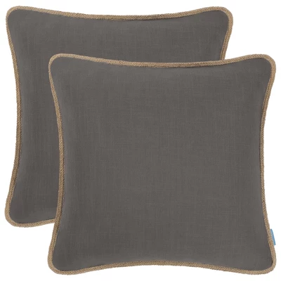 2 Pcs 18" X 18" Polyester Fabric Farmhouse Home Decor Design Decorative Pillow Cover - PiccoCasa - Image 4