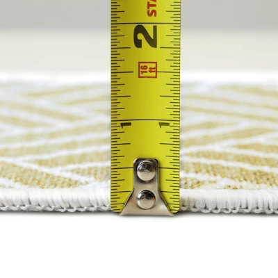 Sussexhome Flower Collection Cotton Heavy Duty Low Pile Area Rug , 2' X 3' - Image 5