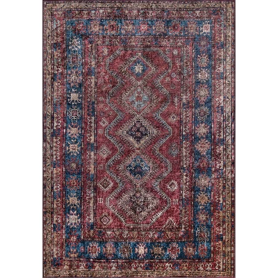 Karachi Rezi Rug Burgundy - Momeni - Image 5