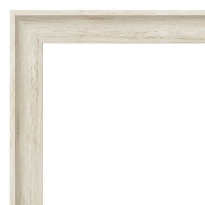 33" X 27" Non-Beveled Regal Birch Cream Wall Mirror - Amanti Art - Image 2