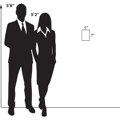 Azar Displays Clear Acrylic Wall Artwork And Photo Frame With Tape 5" W X 7" H Portrait / Vertical, 2-Pack - Image 4