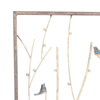 Metal Bird Wall Decor Set Of 2 Black - Olivia & May - Image 3