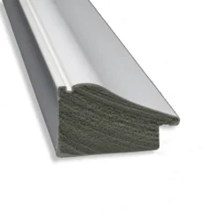 30" X 30" Non-Beveled Vanity White Narrow Wall Mirror - Amanti Art