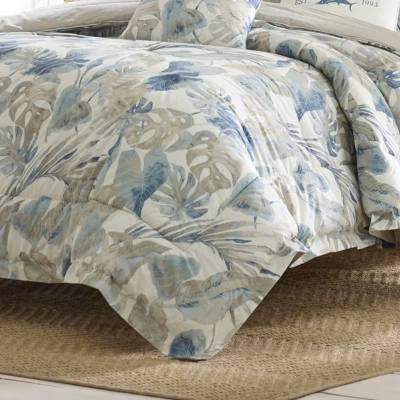 King 5pc Floreanna Comforter & Sham Set Bright Blue - Tommy Bahama - Image 3