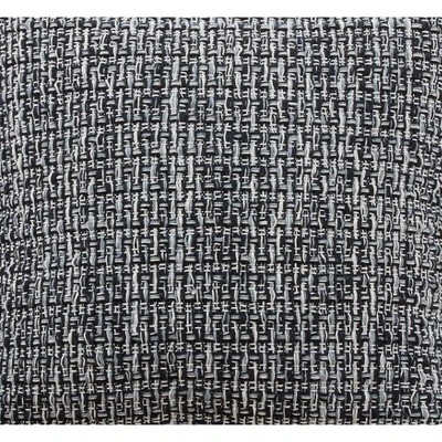 Saro Lifestyle Woven Decorative Pillow Cover, Navy Blue, 22" - Image 2