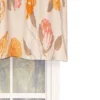 RLF Home Yoshino Tailored Window Treatment Premium Quality Valance 3" Rod Pocket 50" X 14" Kumquat
