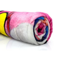 Just Funky Garbage Pail Kids Adam Bomb Large Fleece Throw Blanket | 60 X 45 Inches