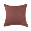 PiccoCasa Linen Throw Pillow Covers Solid Blank Cotton Lined Cushion Cover Decors Square 1 Pc