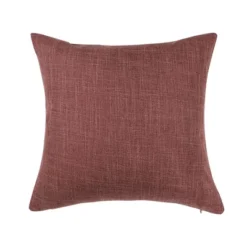 PiccoCasa Linen Throw Pillow Covers Solid Blank Cotton Lined Cushion Cover Decors Square 1 Pc
