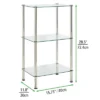 MDesign Floor Storage Tower Unit, 3 Tier