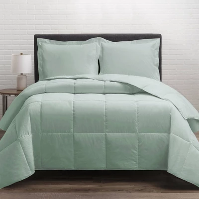 Twin Soft Touch Down Alternative Comforter Seafoam - Allied Home - Image 2