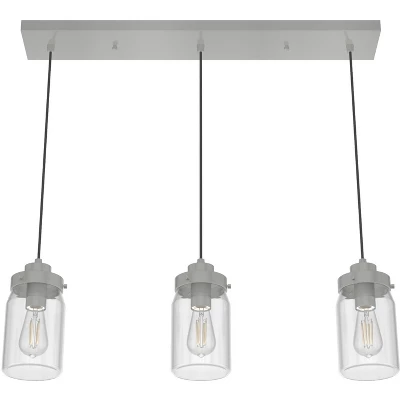 3-Light Devon Park Cluster Linear - Hunter Fan - Image 3