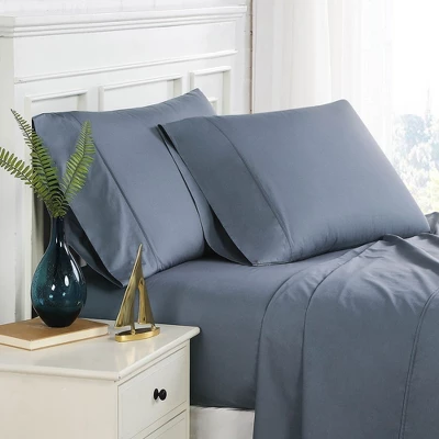 Southshore Fine Living 100% Long Staple Cotton 300 Thread-Count Sateen Extra-Deep Pocket Sheet Set - Image 2