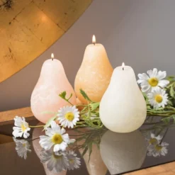 Neutral Pear Candles Kit - Set Of 3