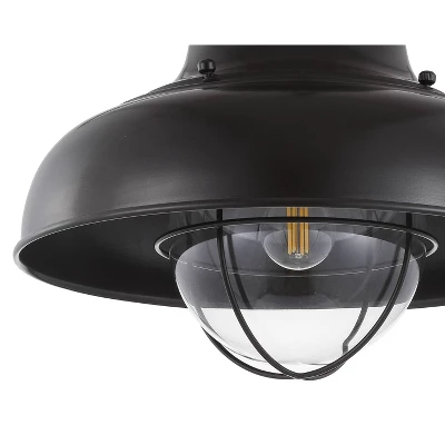 13" LED Metal Semi Flush Mount - Jonathan Y - Image 3