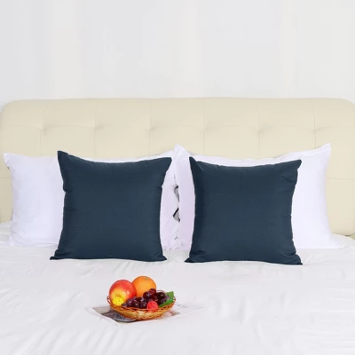 PiccoCasa 2 Pcs Woven Striped Lumbar Throw Pillow Cover Set Rectangle Pillow Case For Sofa Couch Car - Image 2