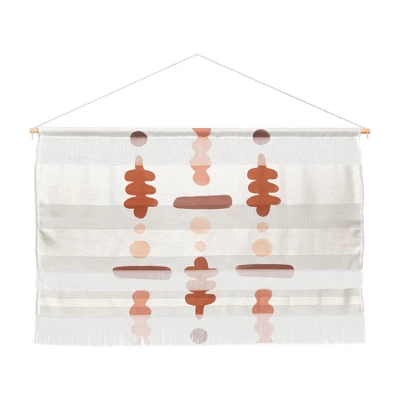 Bohomadic.Studio Botanical Garden Elements 3 Fiber Wall Hanging - Society6