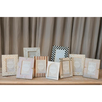 Shiraleah Ivory Ariston Woven 5x7 Picture Frame - Image 4