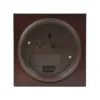 Seiko 4" Seihokei Bedside Alarm - Brown