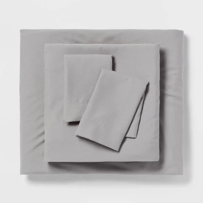 Stripe Microfiber Reversible Comforter & Sheet Set Gray - Room Essentials™ - Image 6