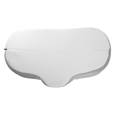 Unique Bargains Neck And Shoulder Support Pain Ease Polyester Cotton Memory Foam Bed Pillow 1 Pc - Image 4