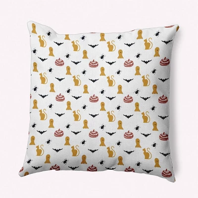 16"x16" Halloween Critters Square Throw Pillow - E By Design - Image 11