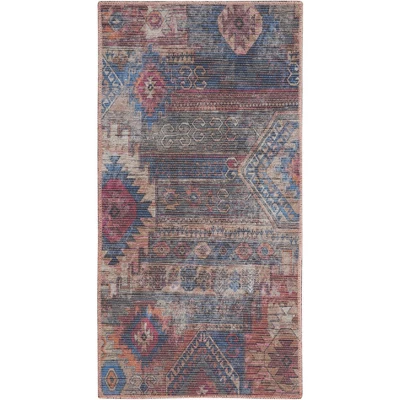 Nicole Curtis Machine Washable Distressed Southwestern Indoor Rug - Image 12