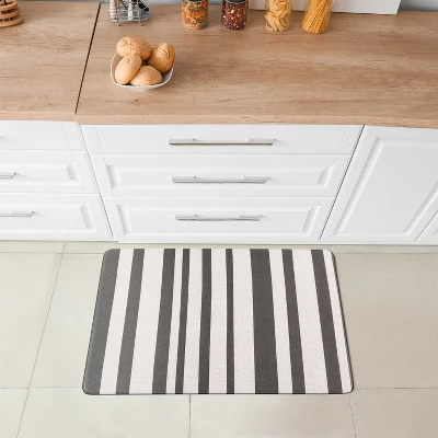 World Rug Gallery Contemporary Striped Anti-Fatigue Standing Mat - Image 8