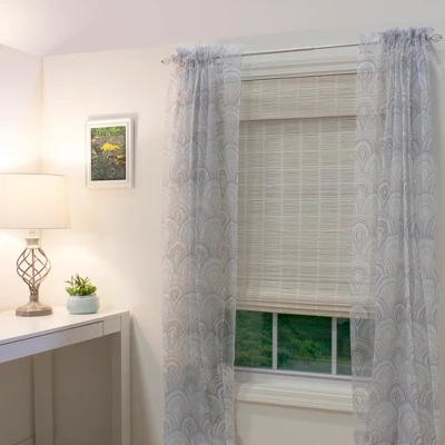 Radiance Bayshore 34-in Cordless White Roman Shade