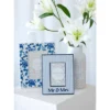 Shiraleah Blue Eden "Mr & Mrs" 4x6 Picture Frame