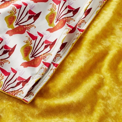 Reversible Velvet Duvet Cover & Sham Set - Opalhouse™ Designed With Jungalow™ - Image 4