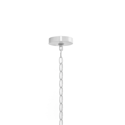 Abbot 4-Light Drum-Shaped Chandelier White - Hampton Hill - Image 4